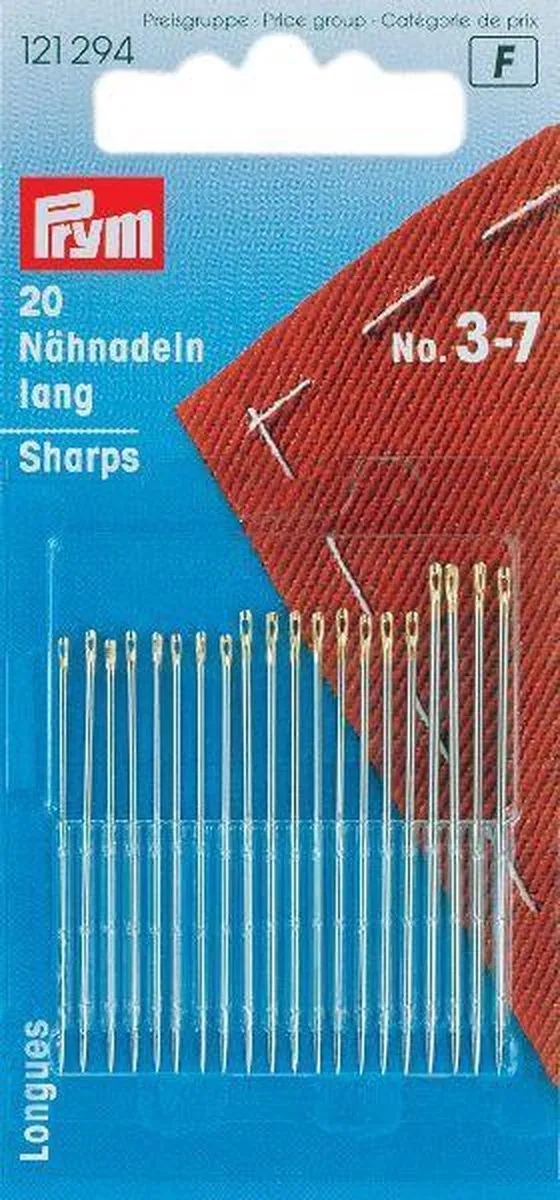 Prym Naainaalden Set 20 Stuks - Goud/Zilver