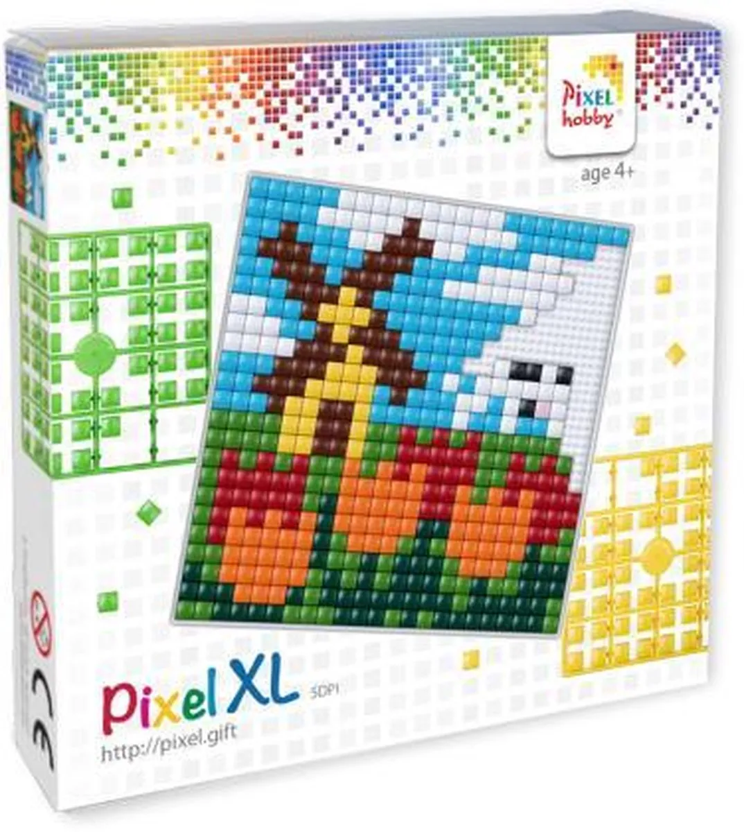 Pixelhobby Pixel XL Sets - Molen/Nijlpaard/Schaap - Multi