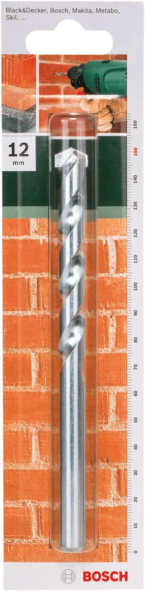 Bosch Steenboren ISO 5468 12mm x 90mm - 1 Stuk