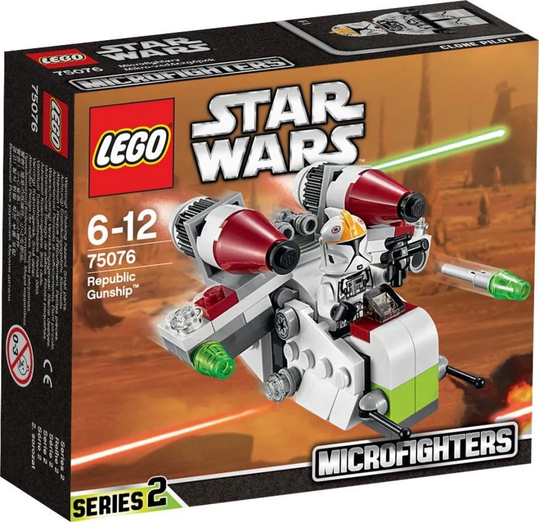 LEGO Star Wars Republic Gunship Microfighter 75076 - 105 Stukken