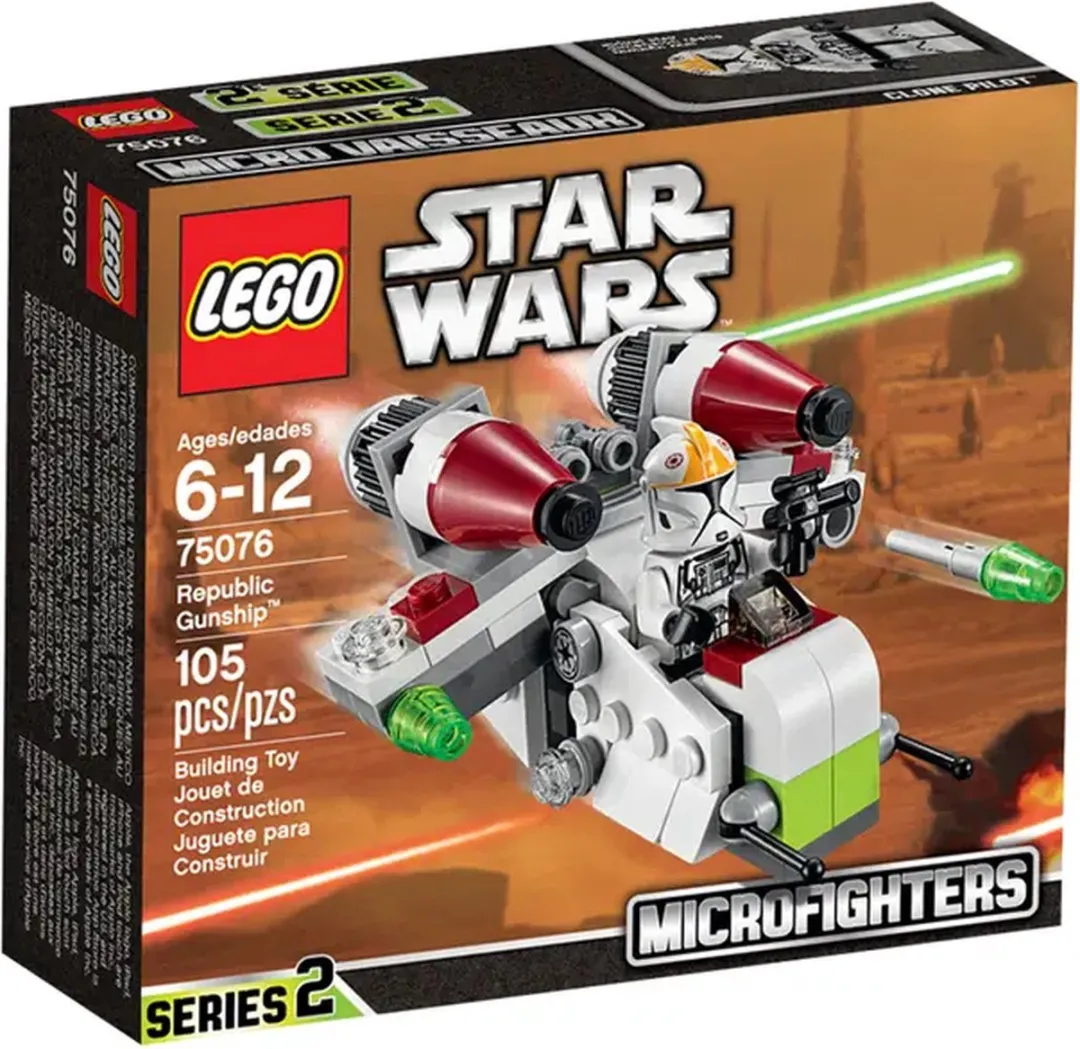 LEGO Star Wars Republic Gunship Microfighter 75076