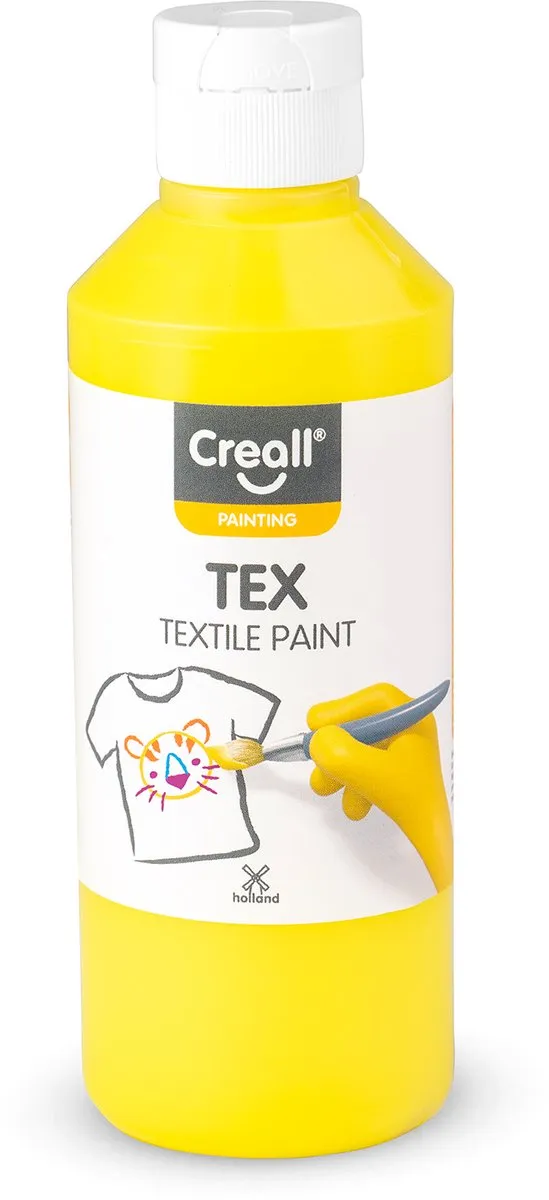 Creall Tex Stoffenverf Geel 250ml