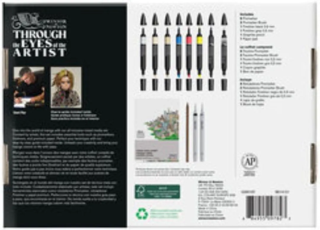 Winsor & Newton Mixed Media Set Art Manga - 12 Stuks