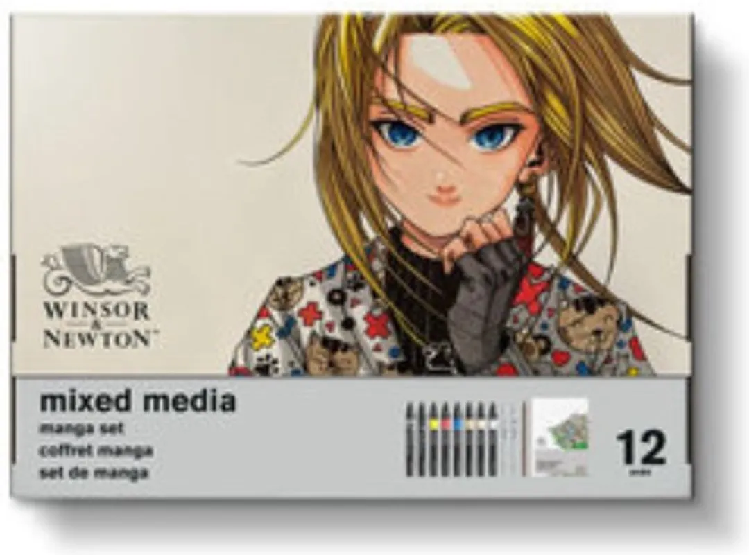 Winsor & Newton Mixed Media Set Art Manga