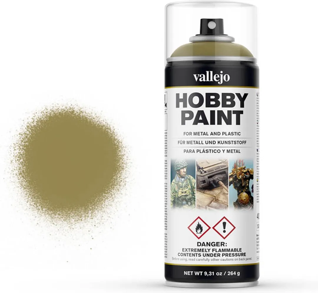 Vallejo Panzer Yellow Primer Spray 400ml