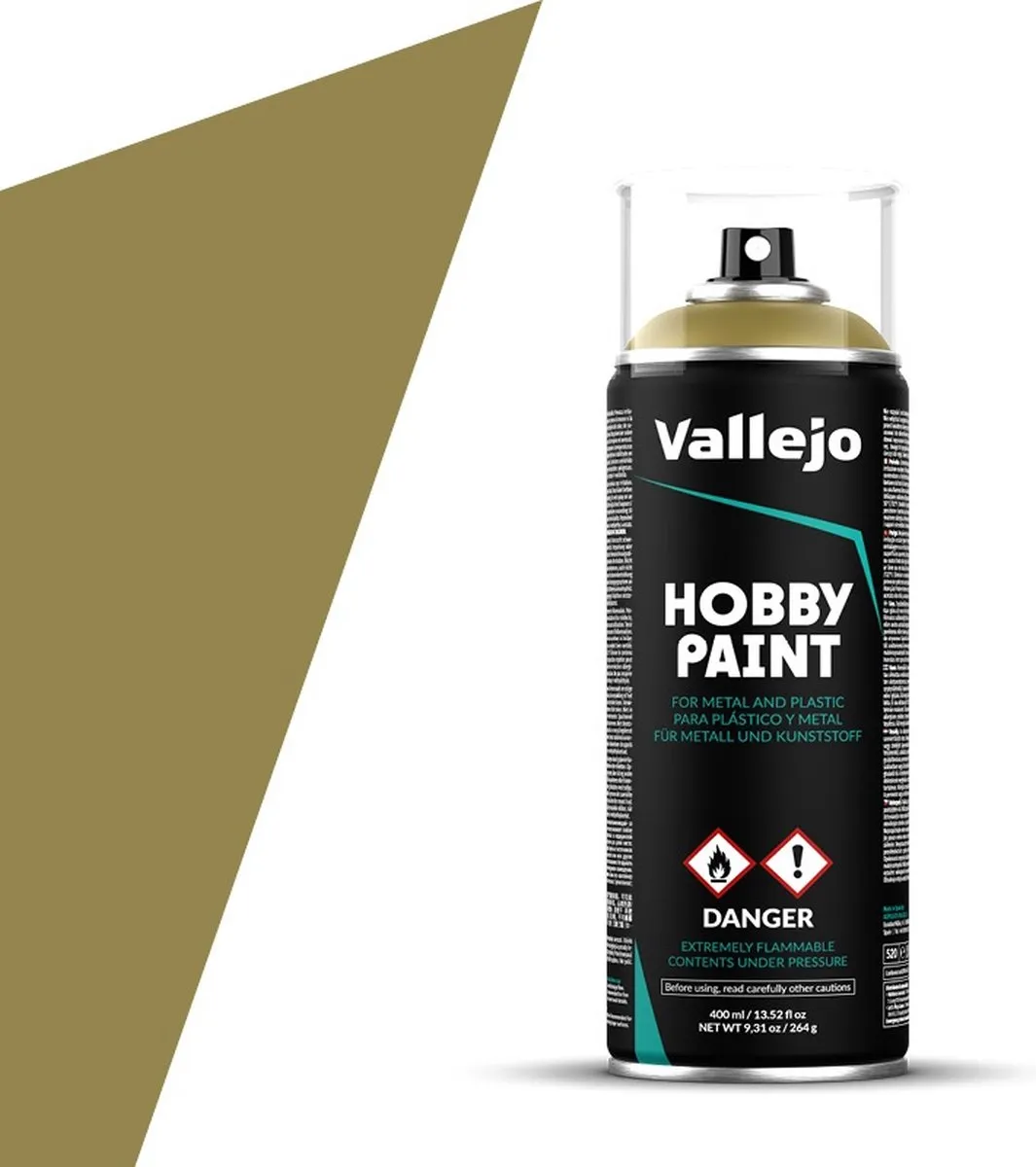 Vallejo Panzer Yellow Primer Spray 400ml
