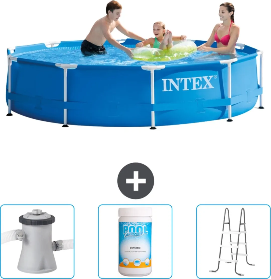 Intex 28200NP-Blauw Rond Frame Zwembad 305x76cm