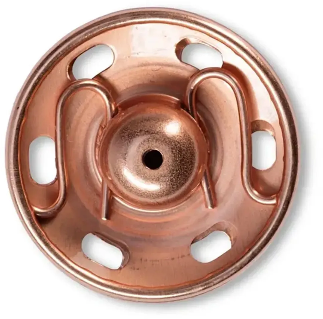 Prym Rozegoudd Aannaaidrukknoop 21mm - 3 Stuks