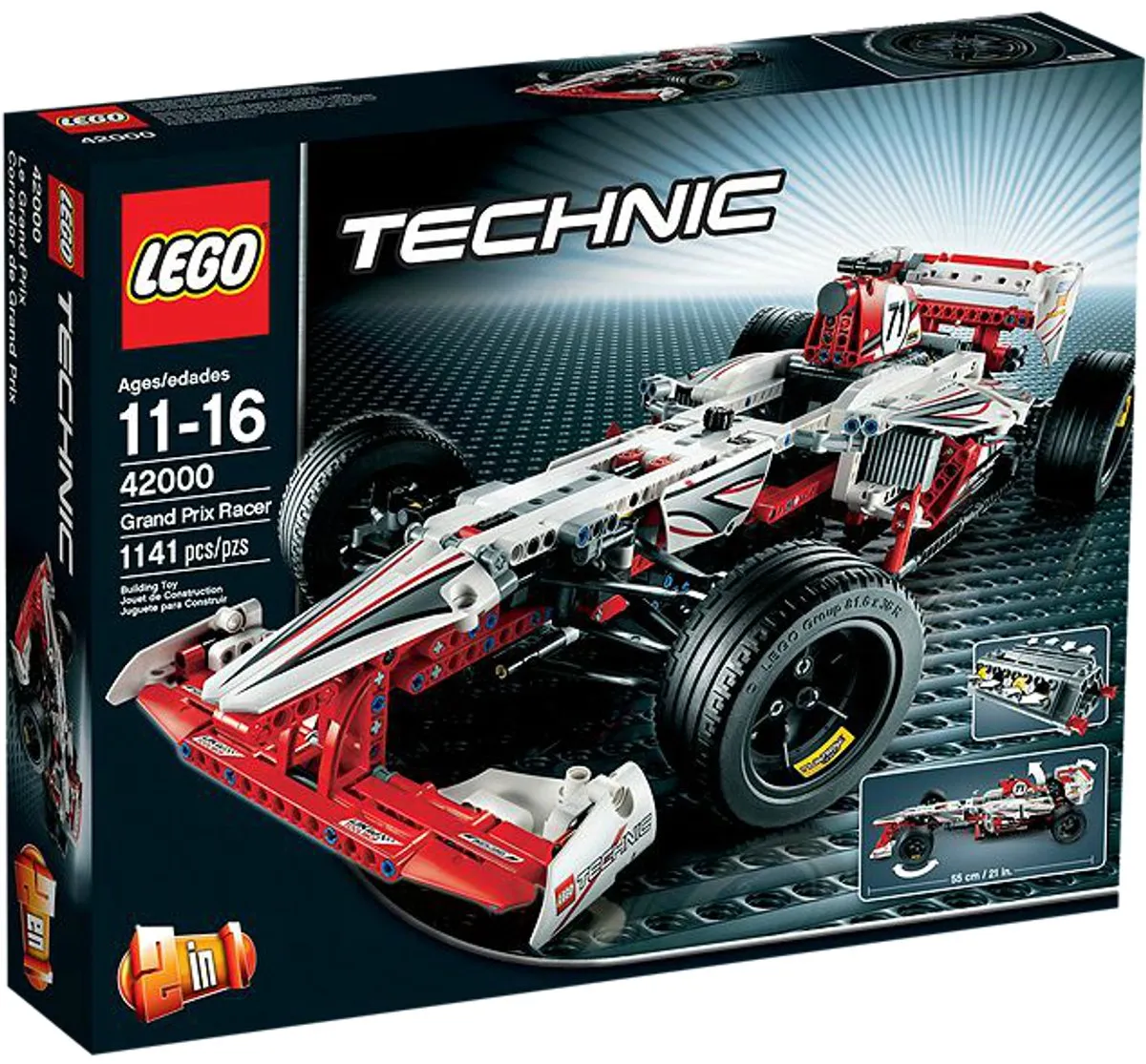 LEGO Technic GP Racer 42000 - 1411 Stukken