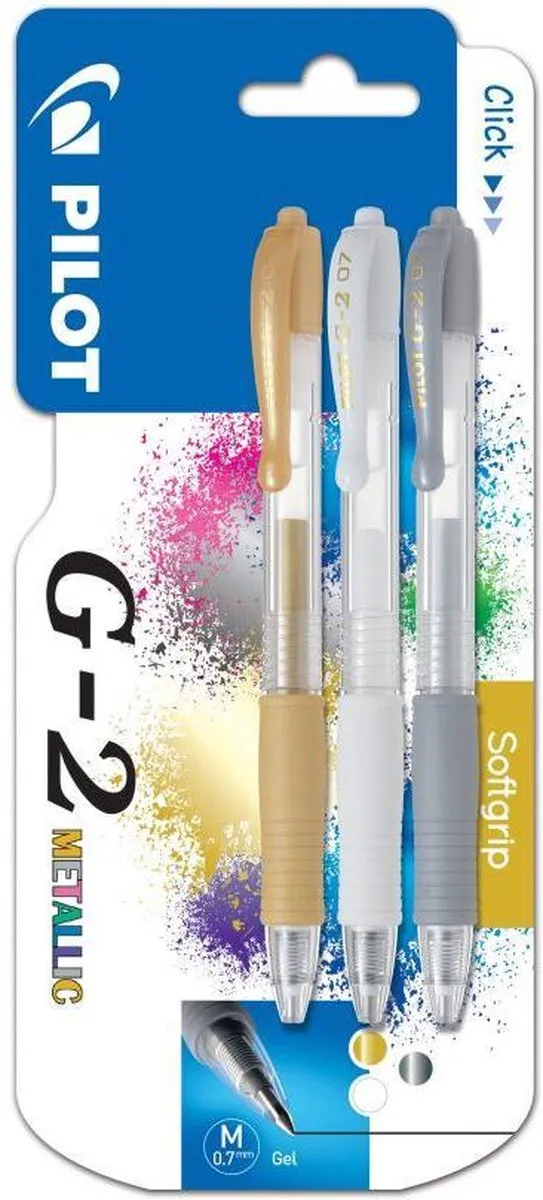 Pilot G2 Premium Metallic Gelroller 0.7mm