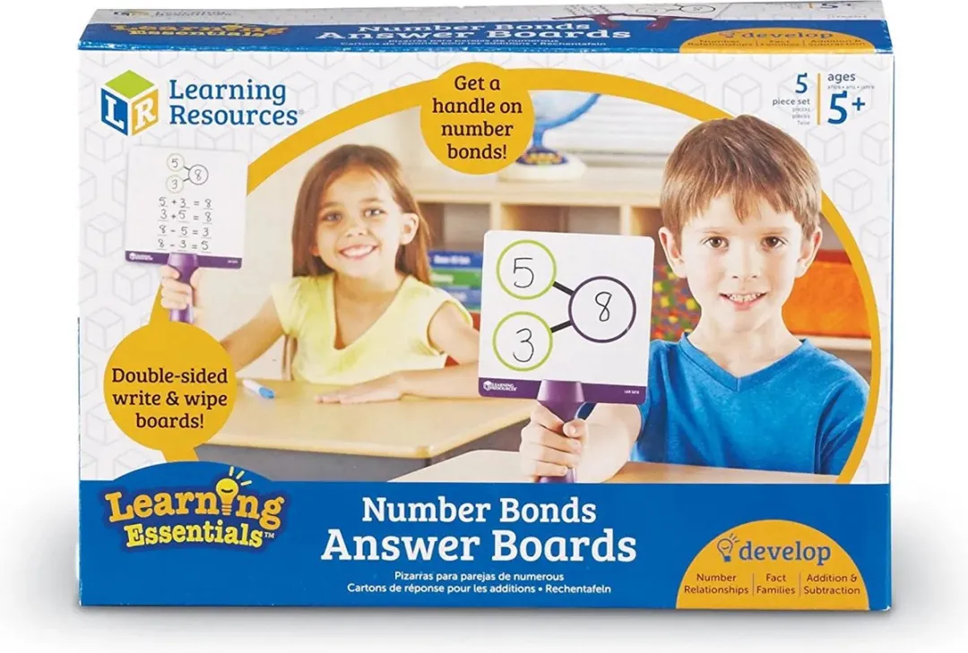 Learning Resources Schrijf & Wis Antwoordborden Getalrelatie/Splitsen - 5 Stuks - afbeelding 2 van 4