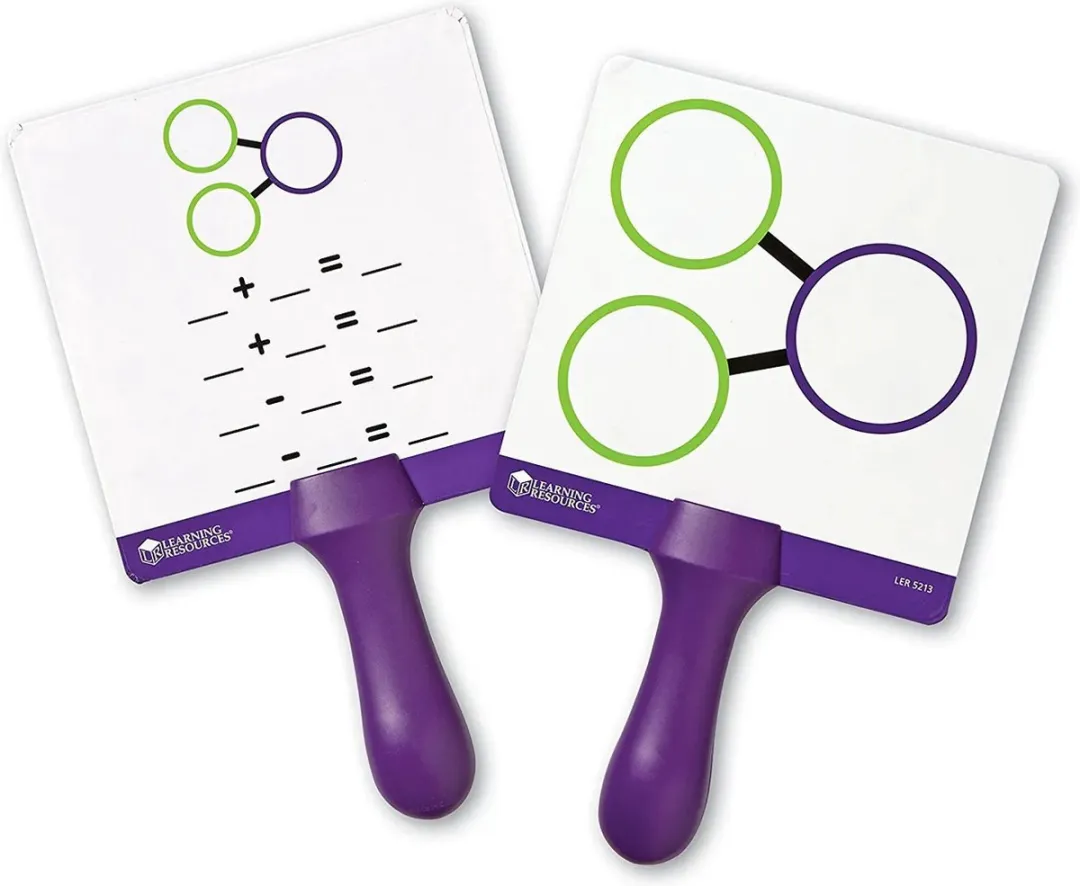 Learning Resources Schrijf & Wis Antwoordborden Getalrelatie/Splitsen