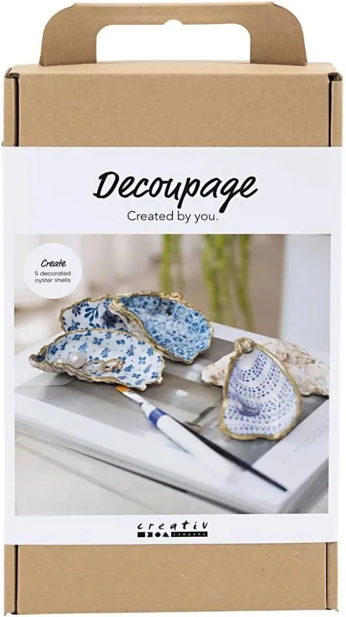 Creativ Company Hobbyset Decoupage Oesterschelpen