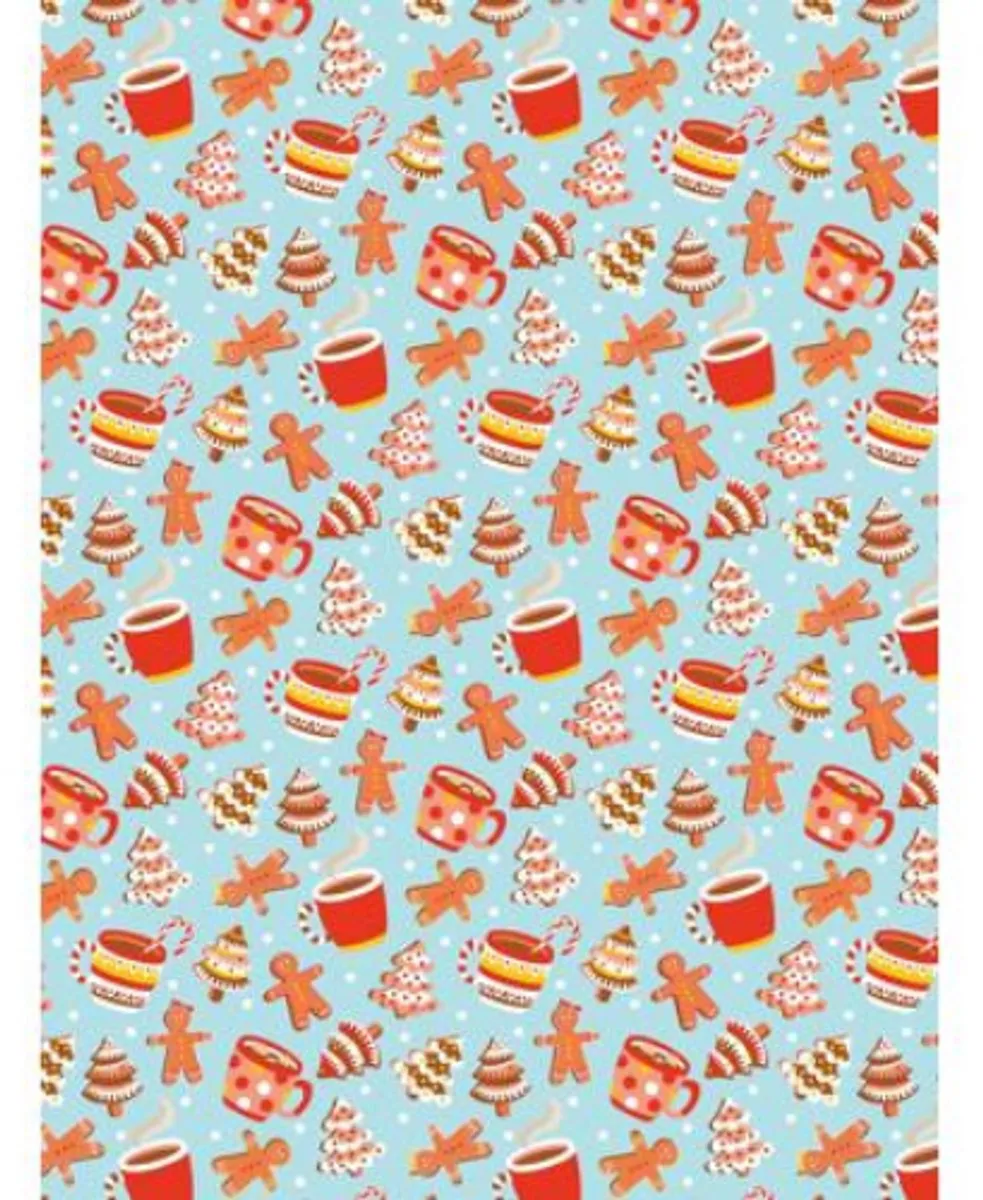 Decopatch Texture Papier Kerst in de keuken Limited Edition - 4 Stuks