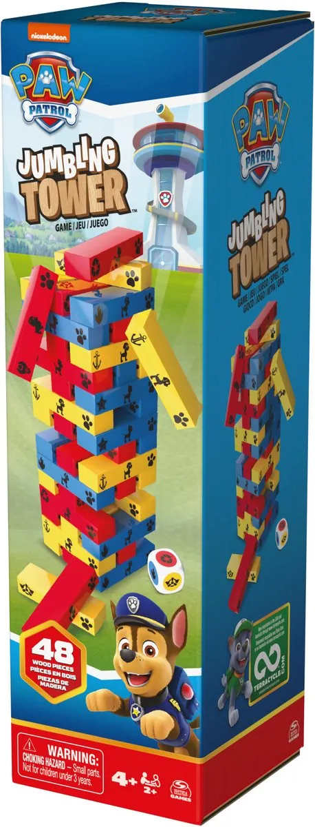 PAW Patrol - Jumbling Tower-spel - Actiespel