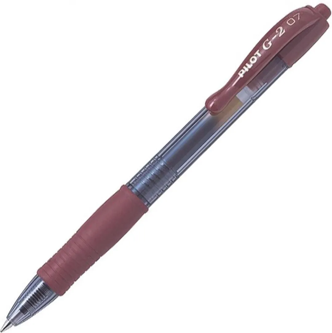 Pilot G-2 Bruine Rollerballpen