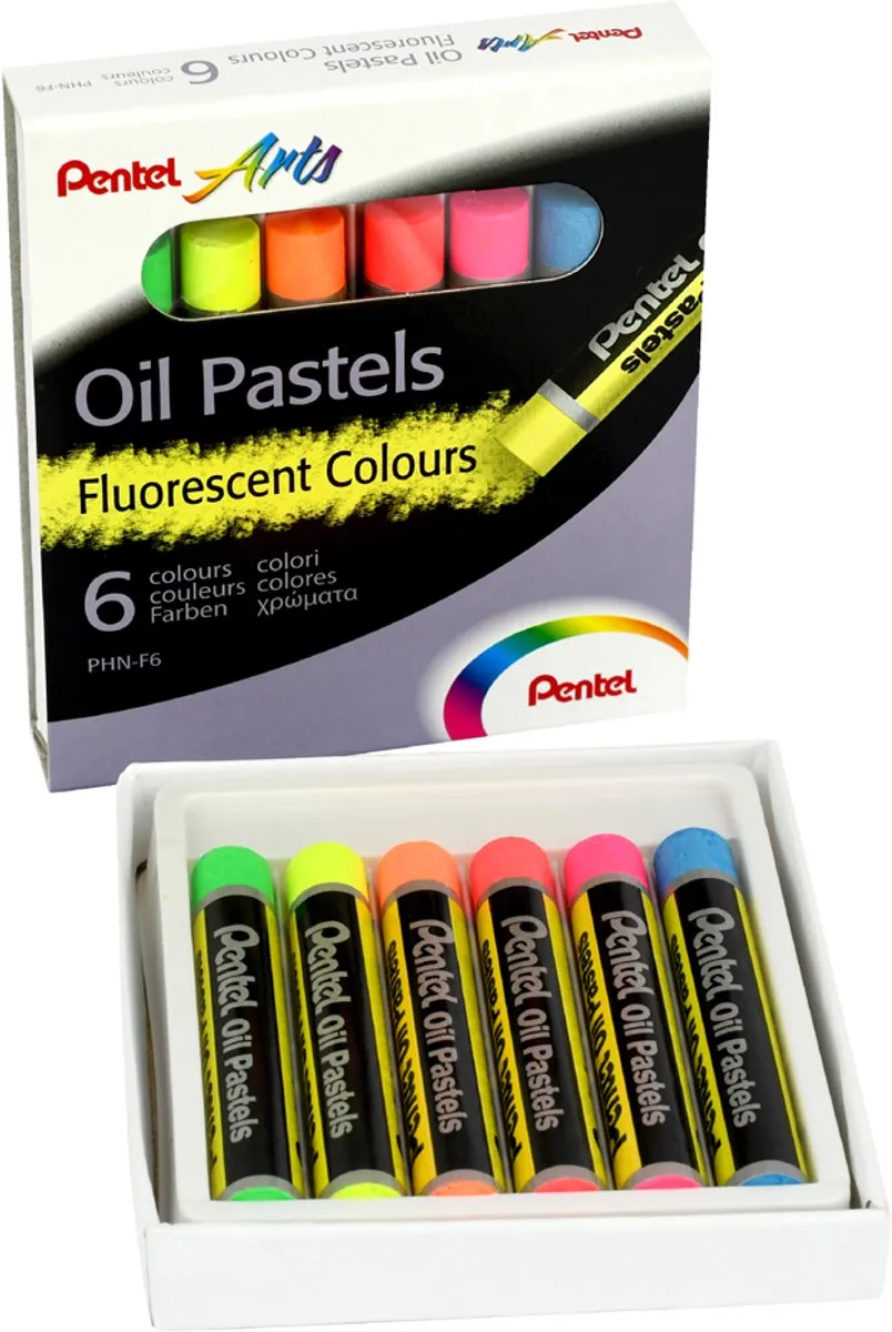 PentelArts Oliepastelkrijt PHN-F6 Neon
