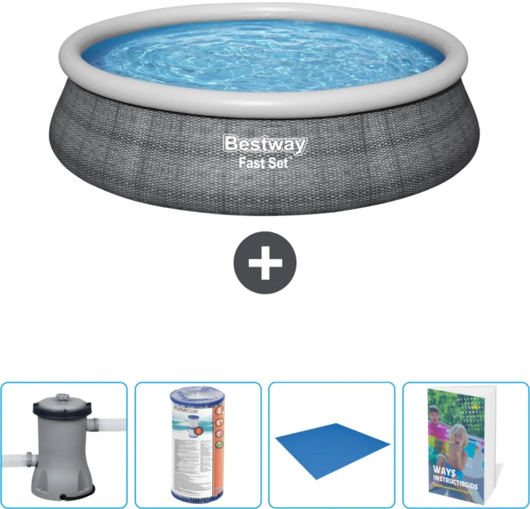 Bestway Fast Set Rond Zwembad 457x84cm