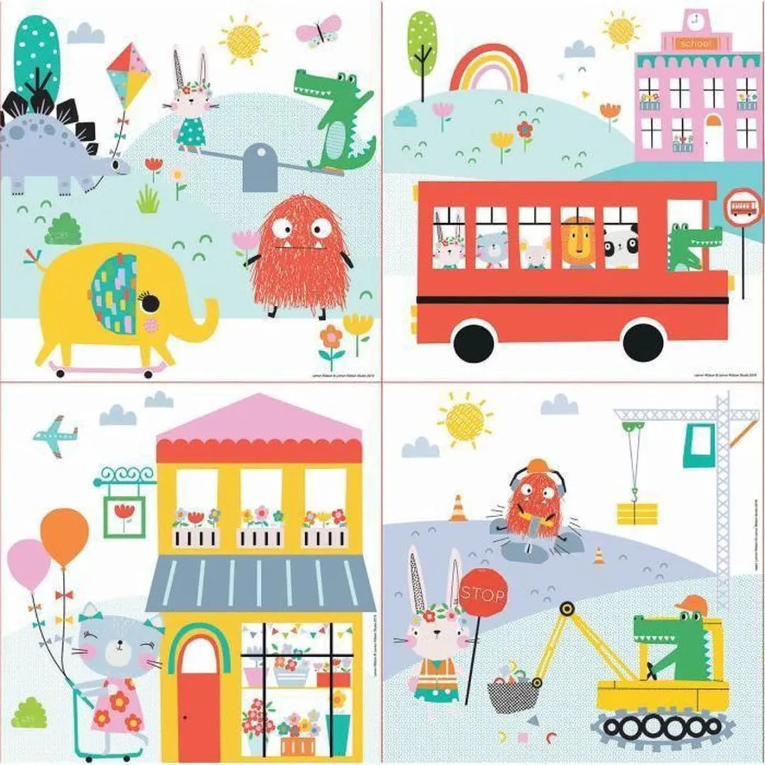 Educa 18061 Puzzel - 50 Stuks - 4 Stuks (Multicolor) - afbeelding 2 van 2