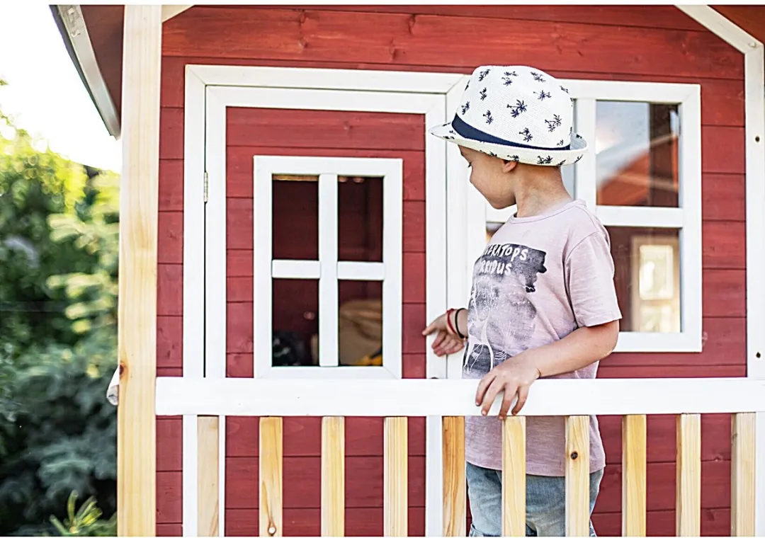 EXIT Toys Loft 700 Houten Speelhuis - Rood