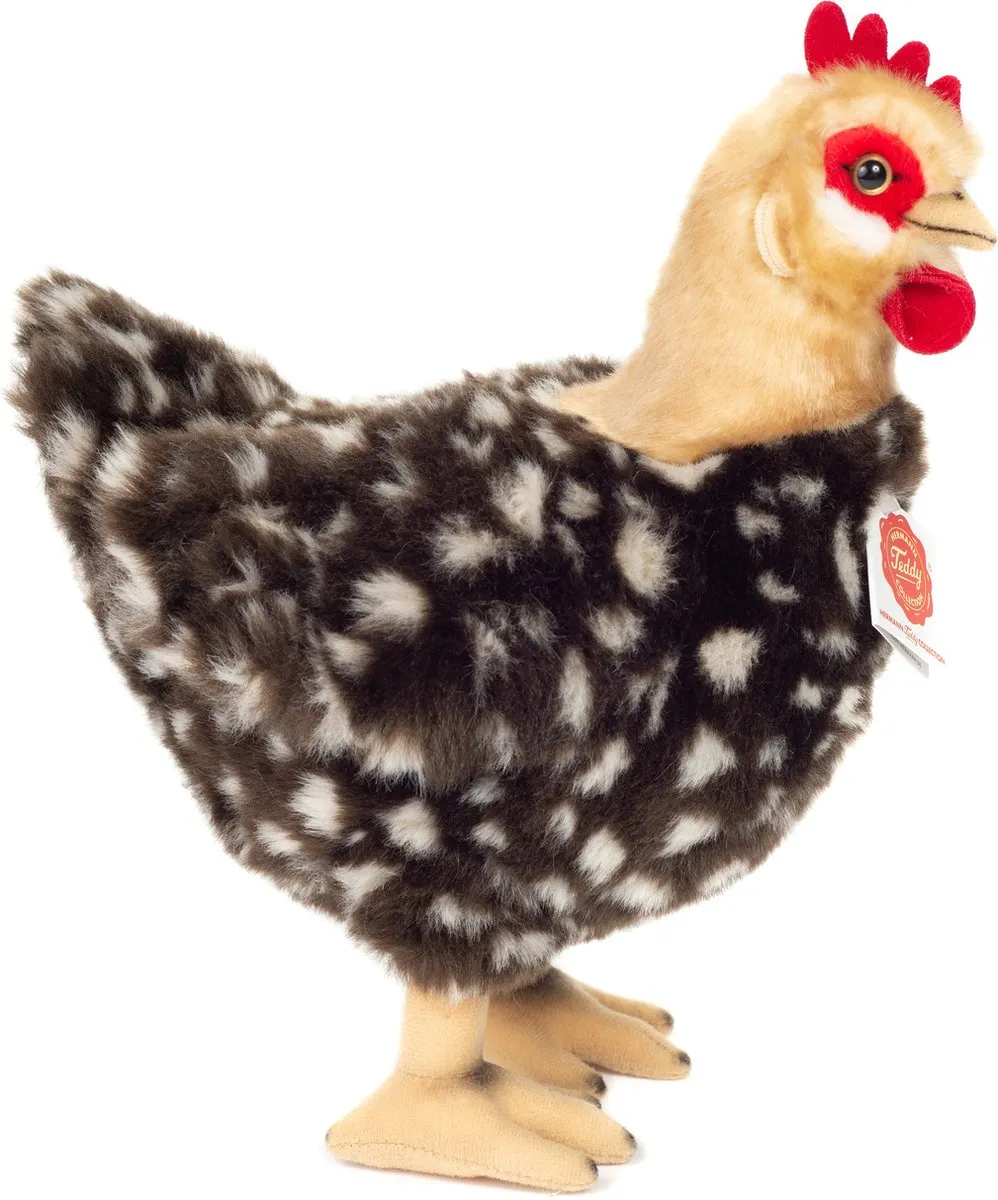 Teddy Hermann Knuffel Kip - Grijs - 24 cm