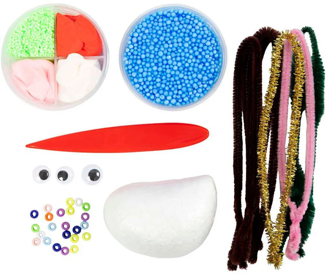 Creativ Company Mini Hobbyset Boetseren Rendiermonster - Multicolor