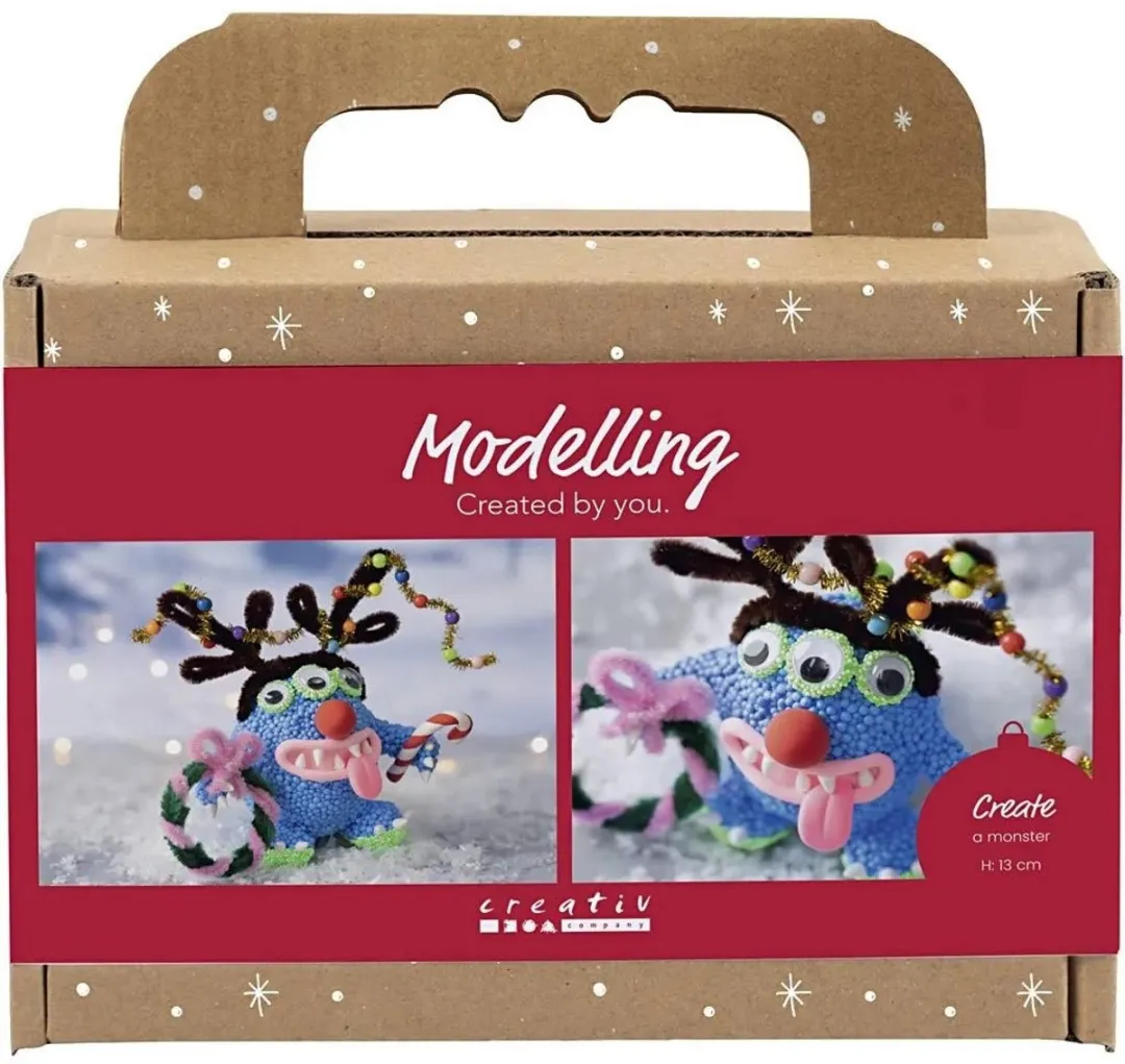 Creativ Company Mini Hobbyset Boetseren Rendiermonster