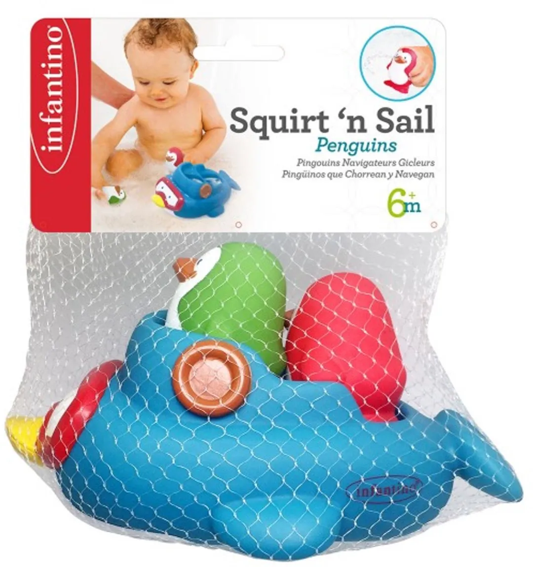 Infantino Squirt 'N Sail Pinguïns