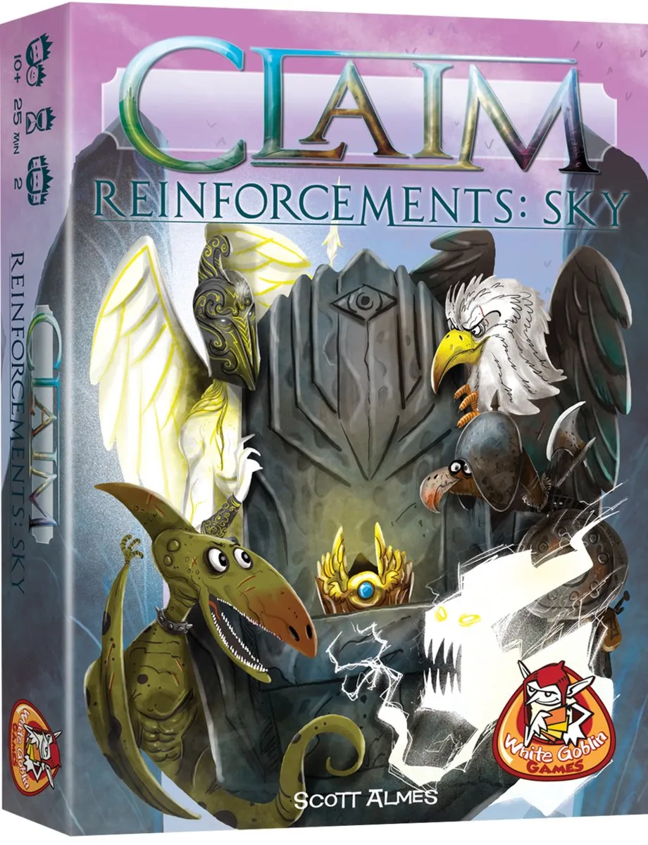 White Goblin Games Claim Reinforcements Sky Tactisch Kaartspel