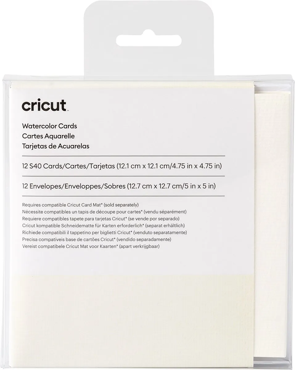 Cricut Aquarelkaarten S40 - 12 Stuks - afbeelding 6 van 6