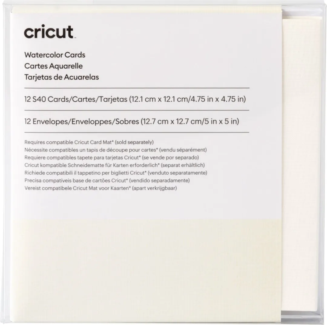 Cricut Aquarelkaarten S40 - 12 Stuks - afbeelding 5 van 6