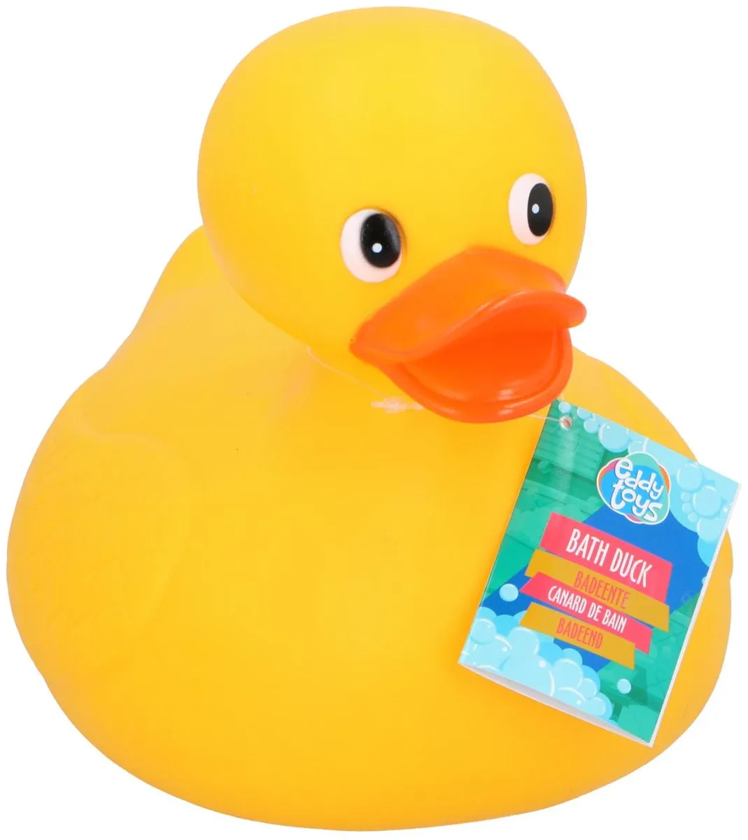 Eddy Toys Badeend Geel 22cm