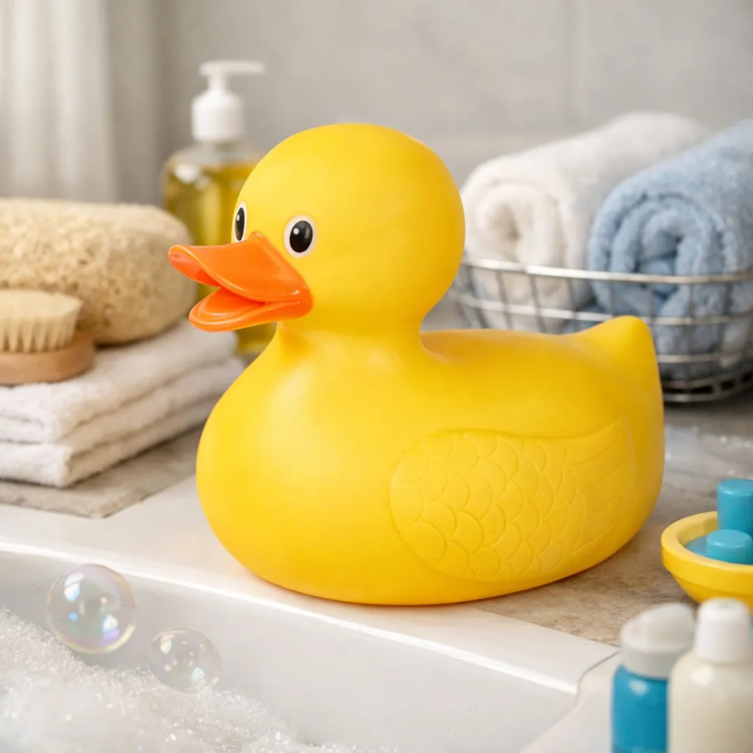Eddy Toys Badeend Geel 22cm