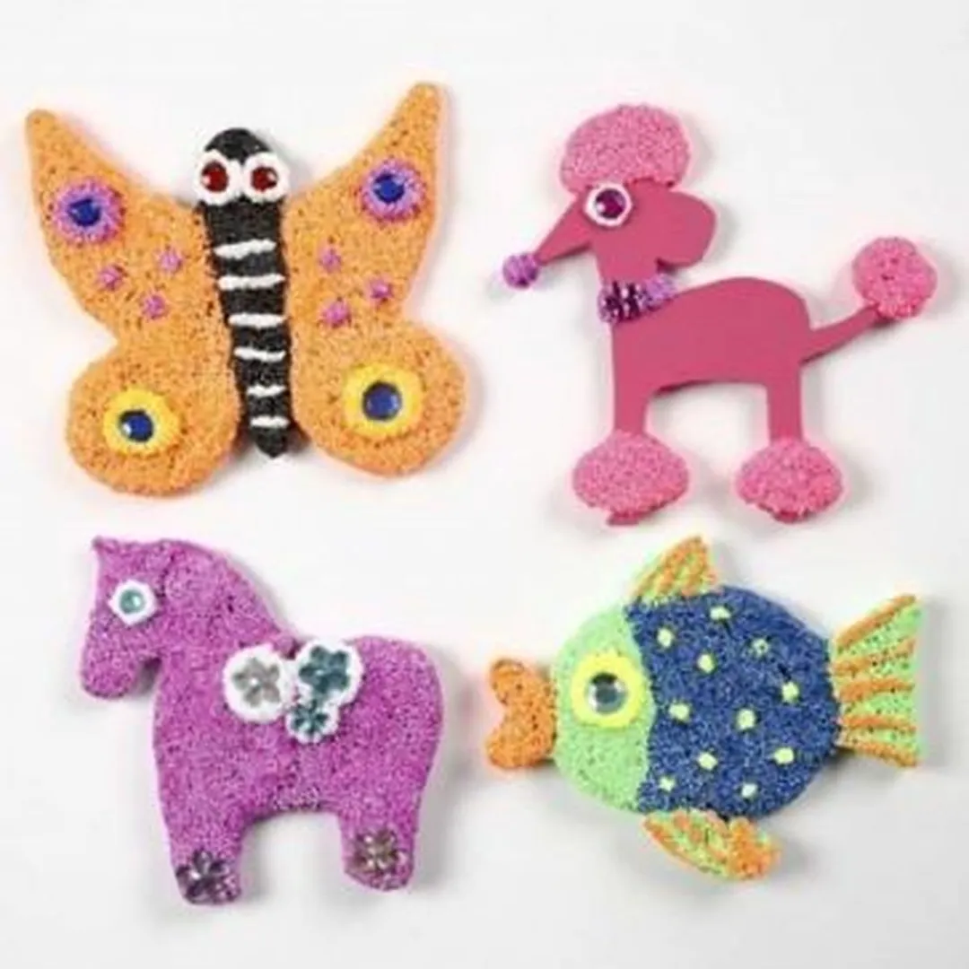 Foam Clay Glitter - 28 Stuks