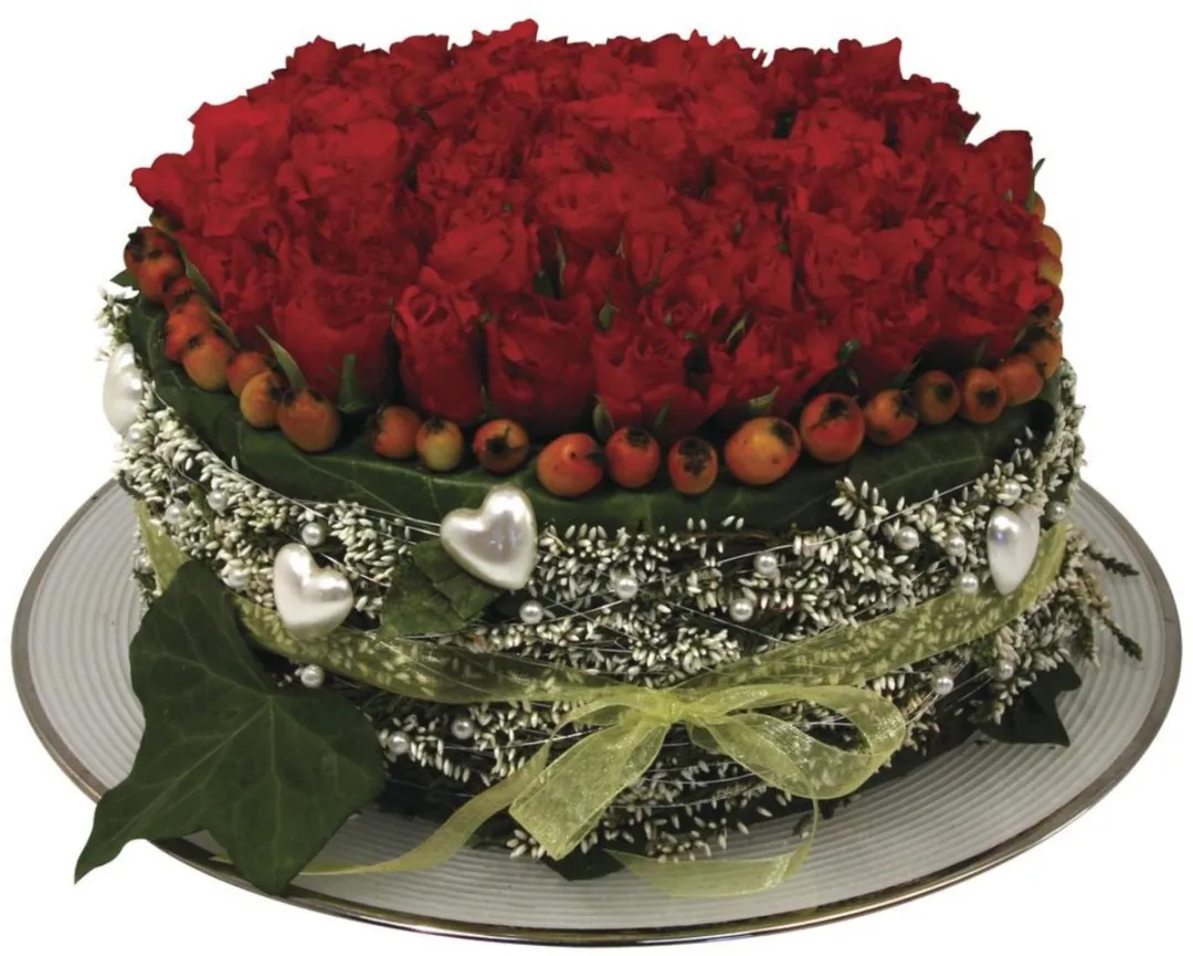 Rayher Steekschuim Groen Rond 20x8cm - 4 Stuks