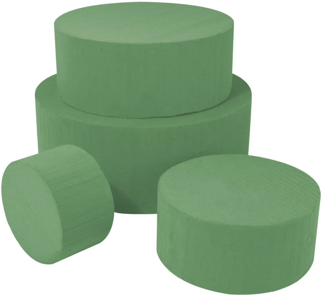 Rayher Steekschuim Groen Rond 20x8cm