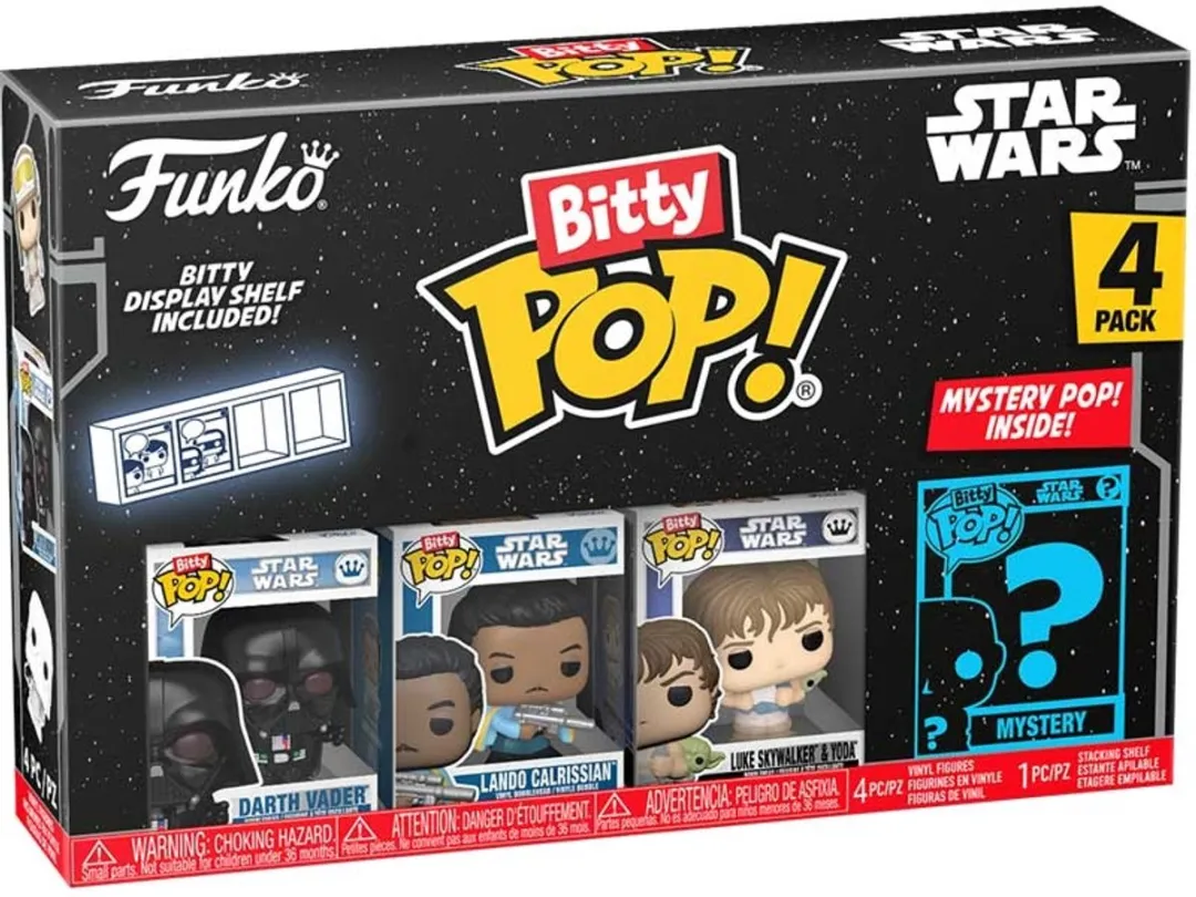 Funko Bitty Pop Star Wars Vader 4PK - Multicolor