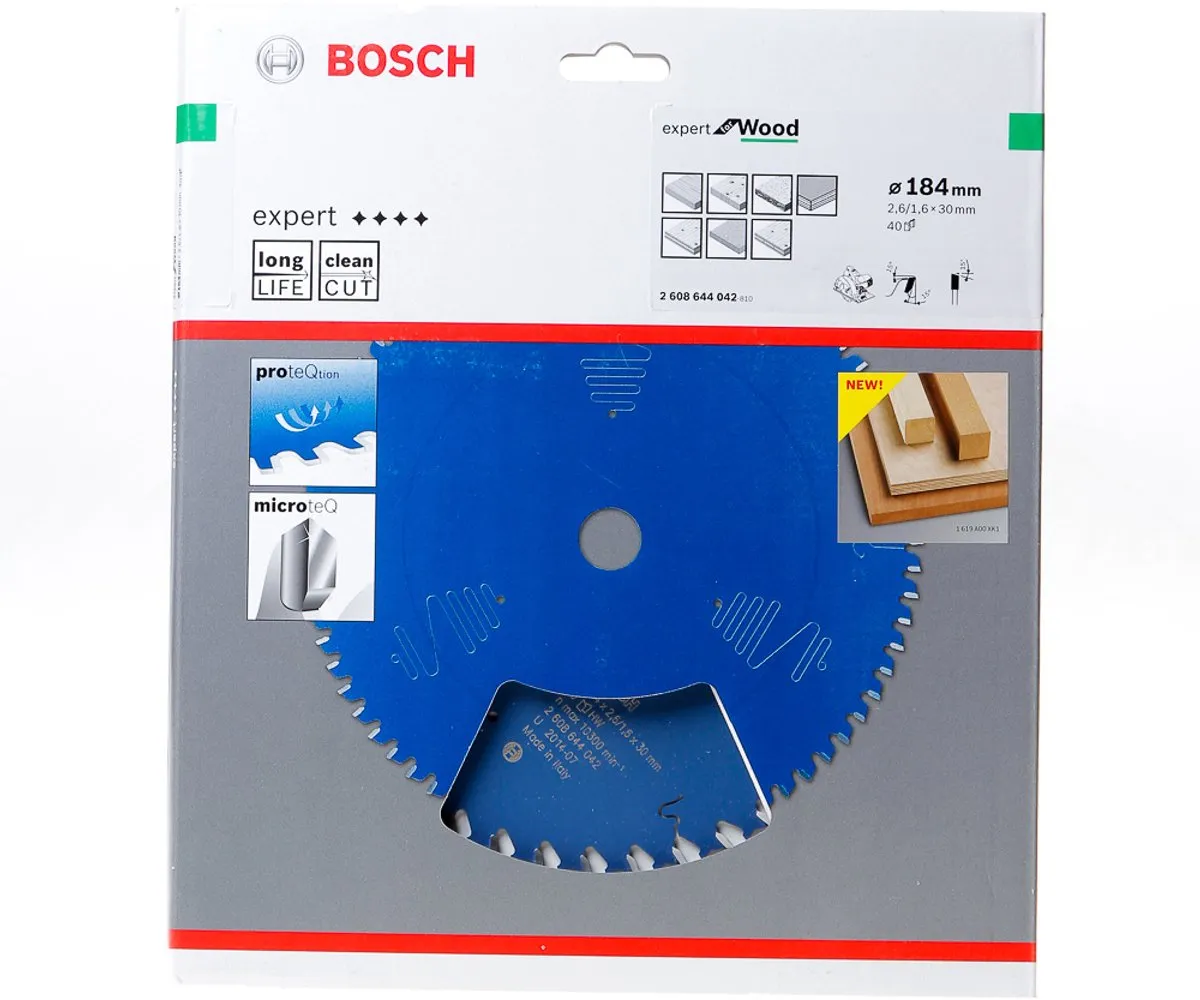 Bosch Expert for Wood Cirkelzaagblad 184mm