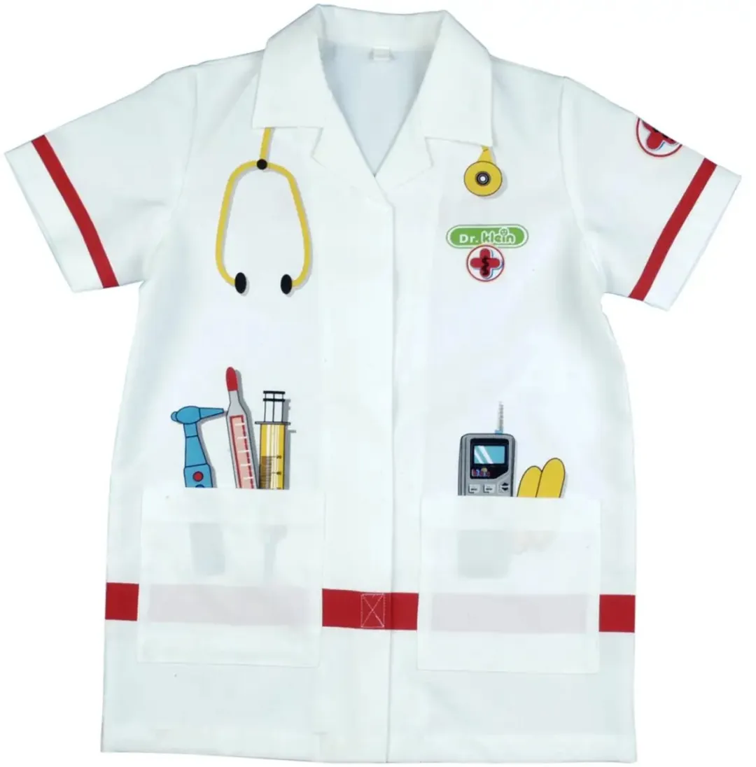 Klein Toys - Doktersjas Junior Wit - Maat One Size - doktersset