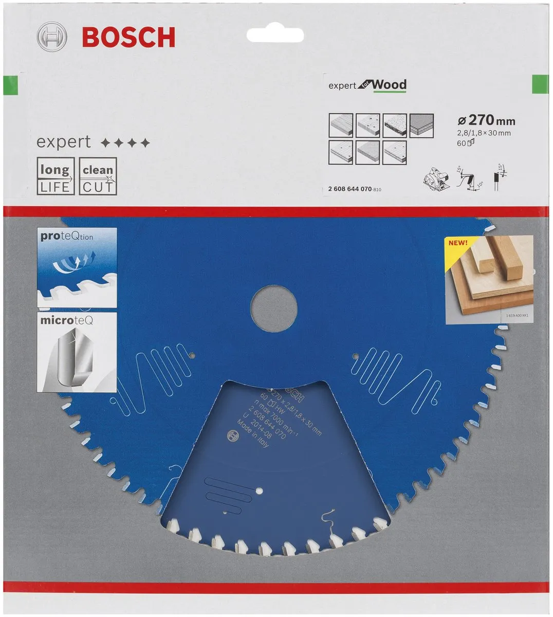Bosch Expert for Wood Cirkelzaagblad 270mm - 60 Tanden