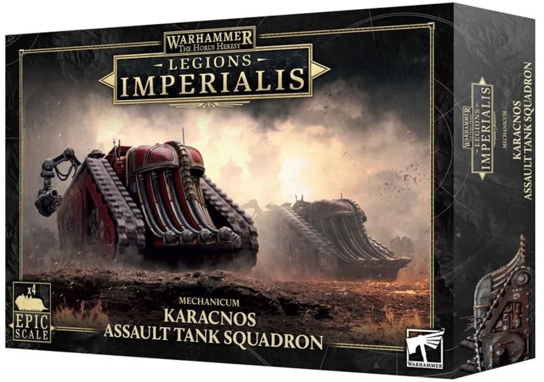 Games Workshop Warhammer Legions Imperialis Mechanicum Karacnos Assault Tank 03-