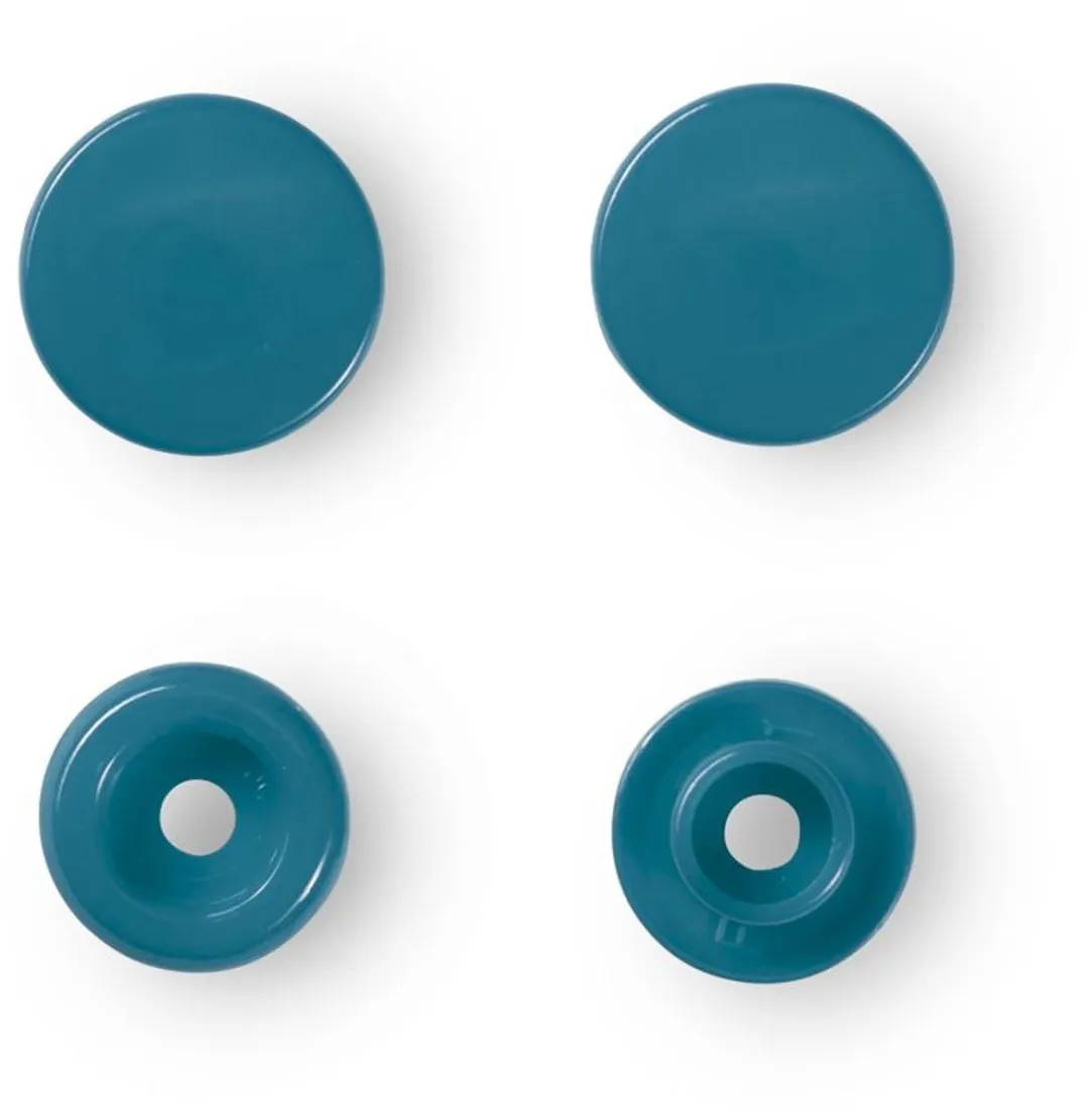 Prym Drukknoop ColorSnaps 12,4mm Donkerturkoois - 30 Stuks
