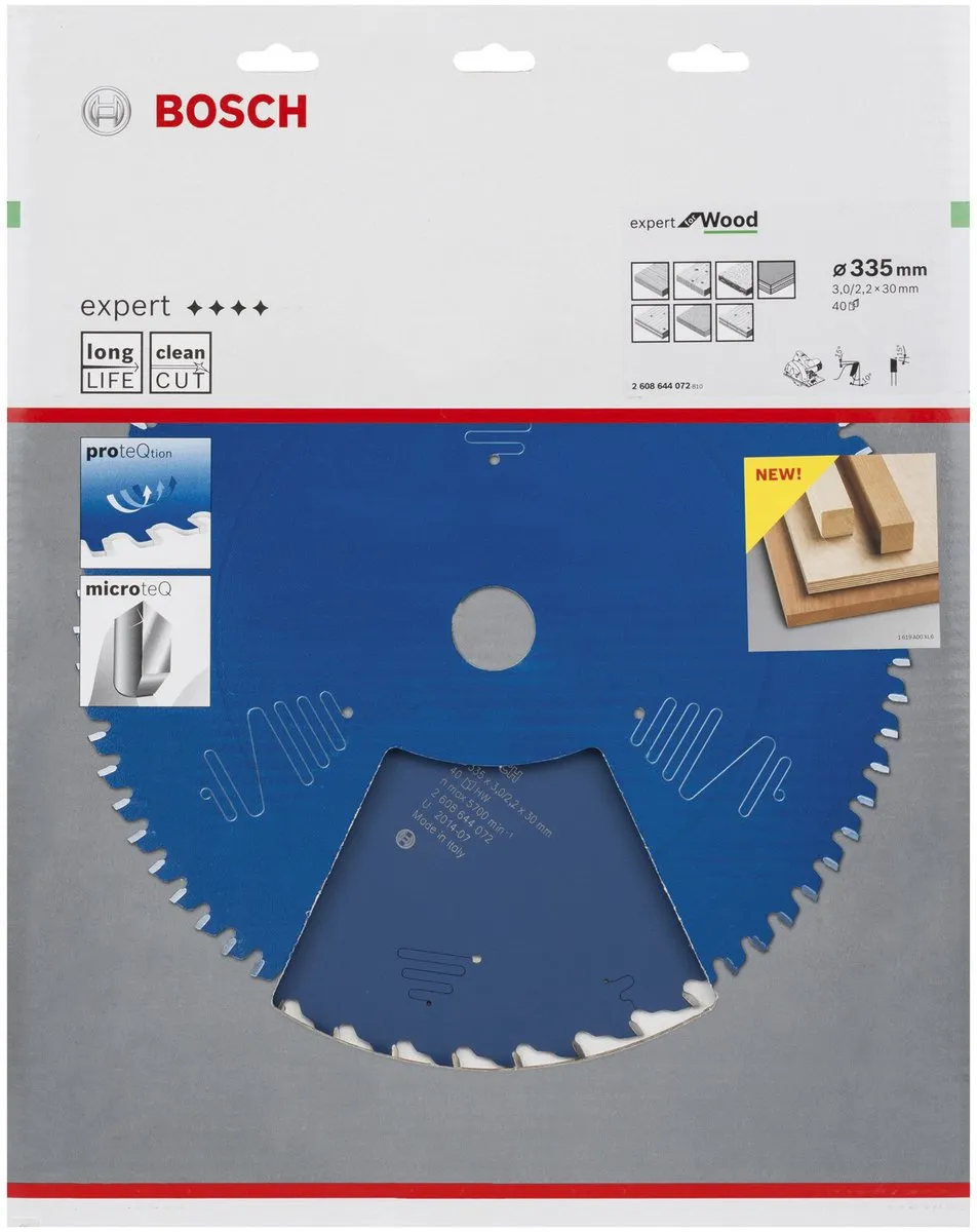 Bosch Expert for Wood Cirkelzaagblad 210mm - 40 Tanden