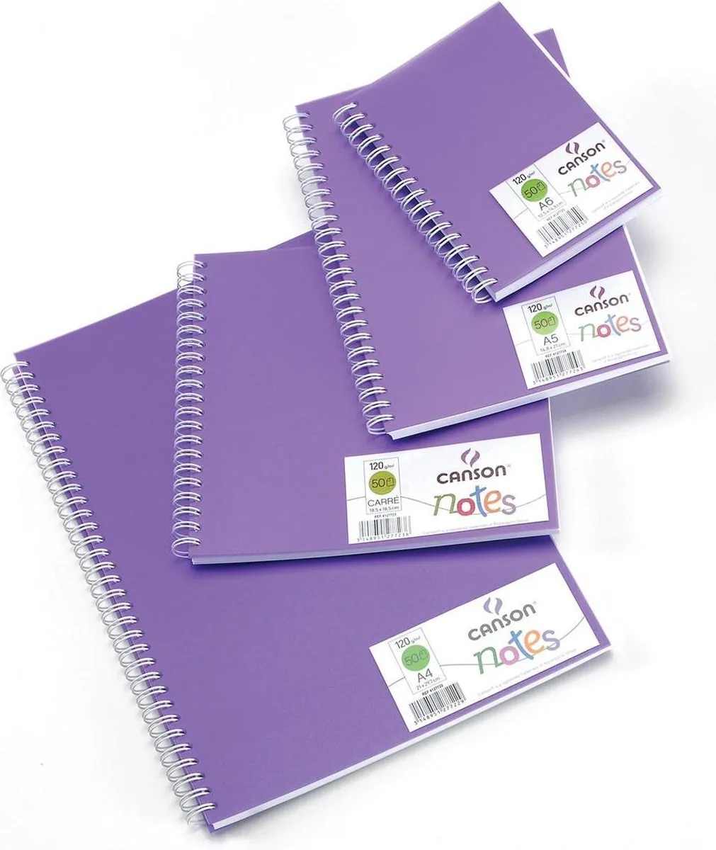 Canson Notes Schetsboek A4 Paars