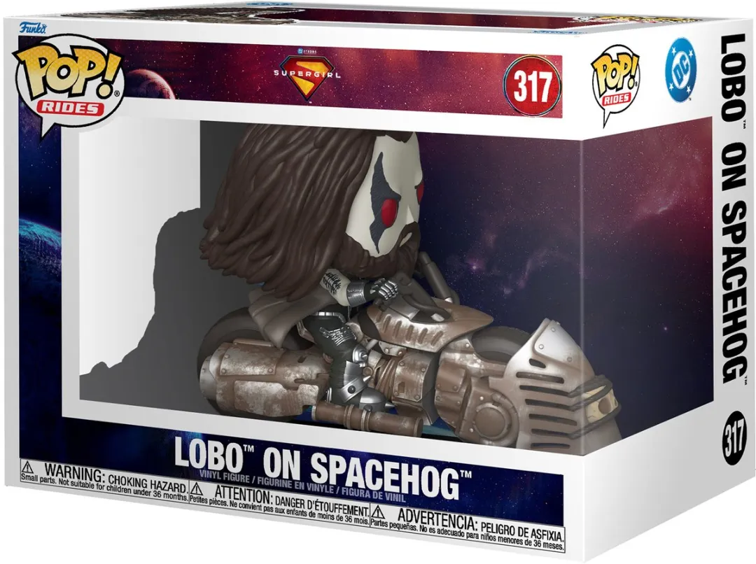 Funko Supergirl POP! Rides Vinyl Figure Lobo Spacehog