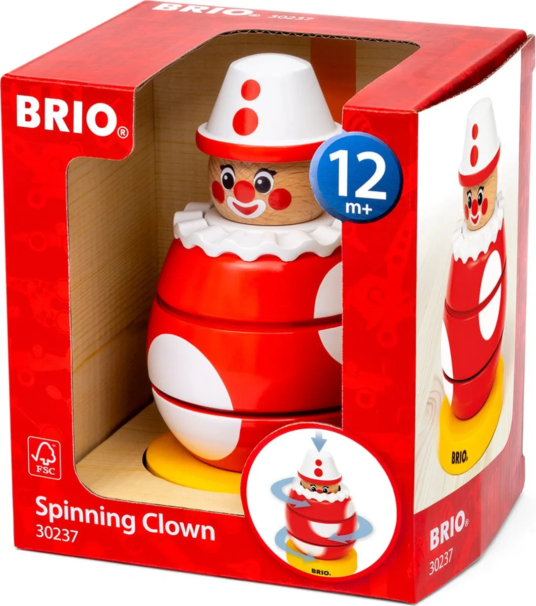 BRIO Draaiend Clowntje 63023700