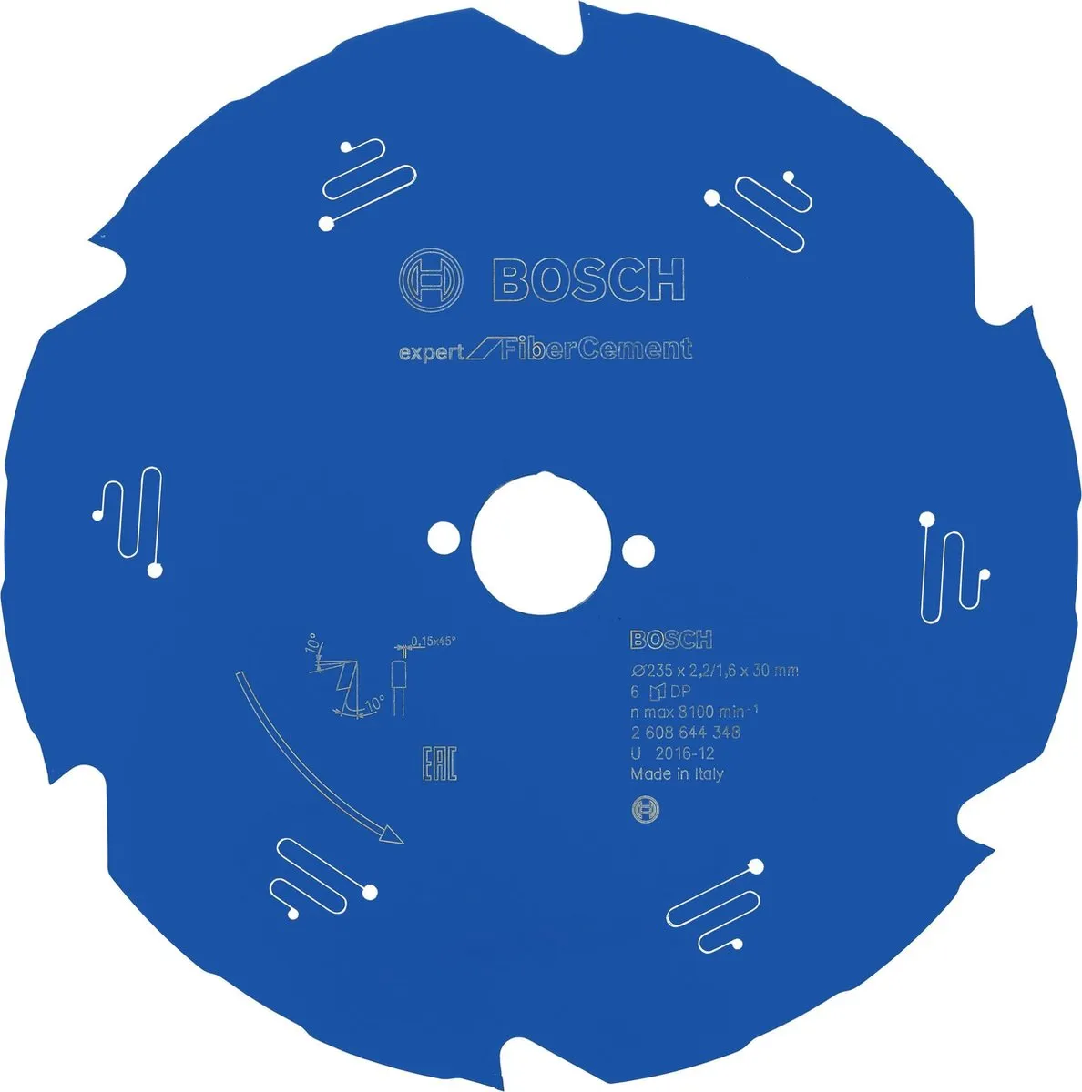 Bosch Blad Expert Fiber Cement 235mm