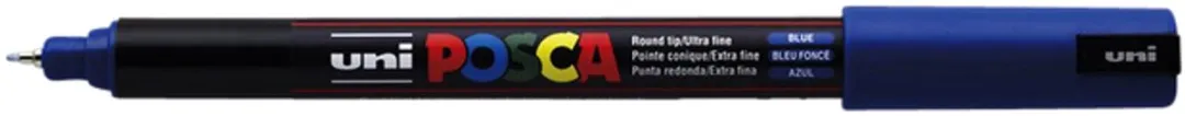 Posca PC-1MR Markeerstiften - 6 Stuks - Blauw