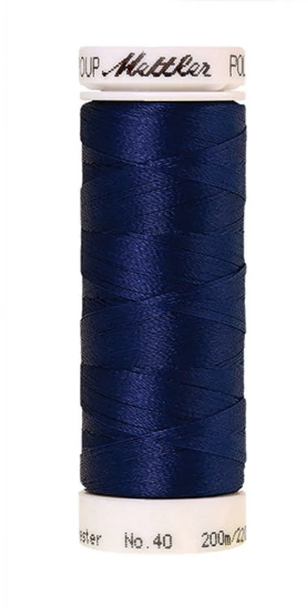 Amann Mettler Polysheen Borduurgaren 200m - Blauw