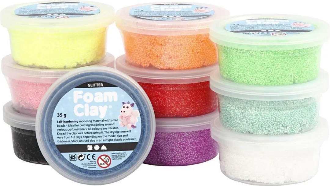 Foam Clay Glitter